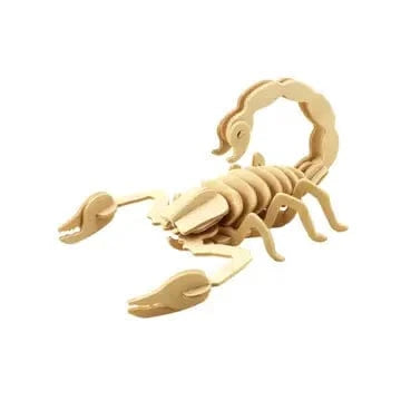 Hands Craft Model Kits > Other Model Kits 3D Wooden Puzzle: Scorpion 819887020588 JP297