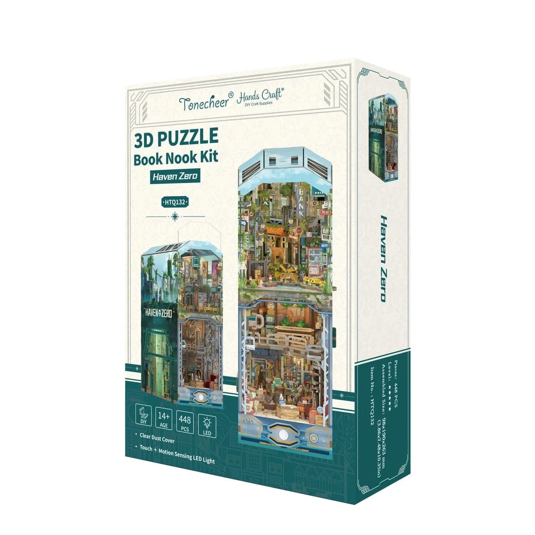 Hands Craft Model Kits > Other Model Kits DIY Book Nook Kit: Haven Zero 810101581953 HTQ132