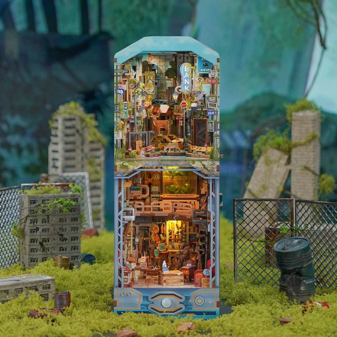 Hands Craft Model Kits > Other Model Kits DIY Book Nook Kit: Haven Zero 810101581953 HTQ132