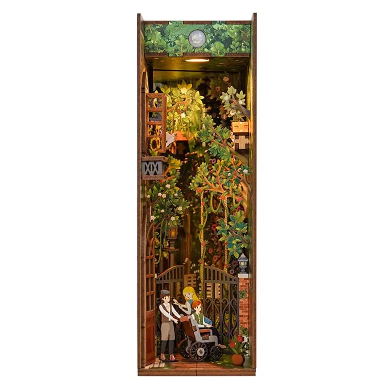 Hands Craft Model Kits > Other Model Kits Diy Miniature House Book Nook Kit: Secret Garden 810101580987 HTQ122