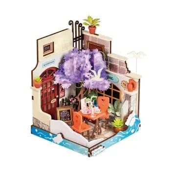 Hands Craft Model Kits > Other Model Kits DIY Miniature House Kit: Sea Holiday Restaurant 810101581564 DS039
