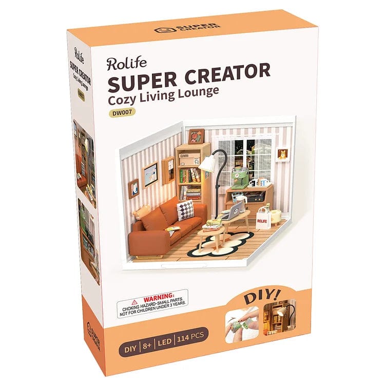 Hands Craft Model Kits > Other Model Kits Super Creator: Cozy Living Lounge 6946785119077 SKU DW007