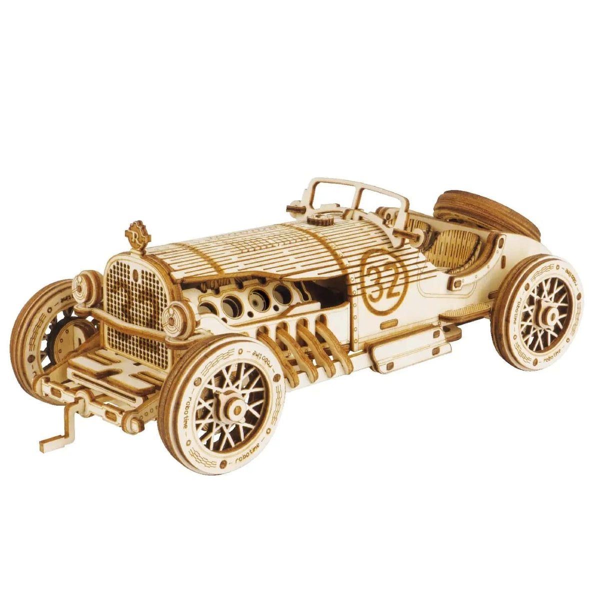 Hands Craft Puzzles > 3D Puzzles 3D Laser Cut Wooden Puzzle: Grand Prix Car 850005994480 mc401