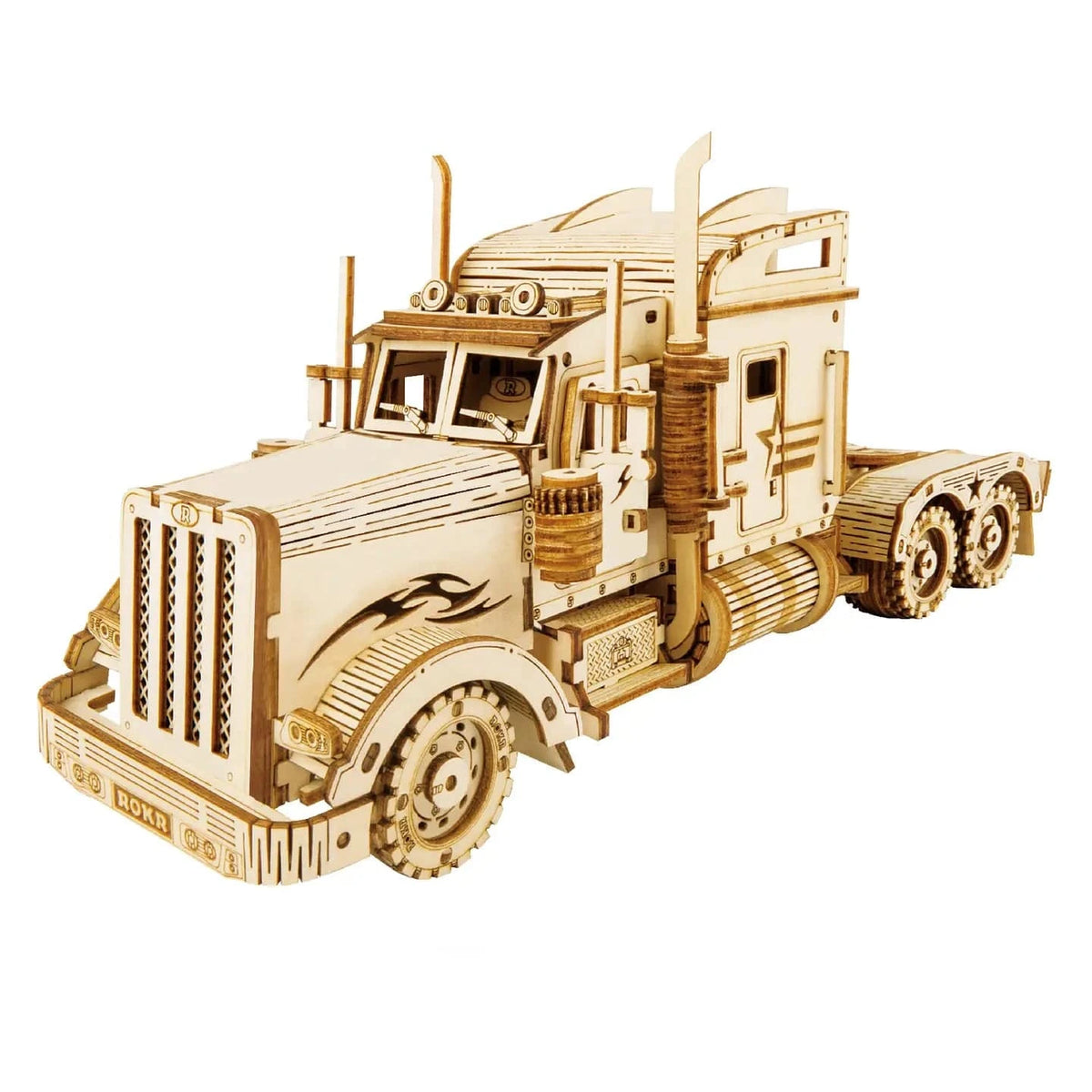 Hands Craft Puzzles > 3D Puzzles 3D Laser Cut Wooden Puzzle: Truck 850005994503 MC502