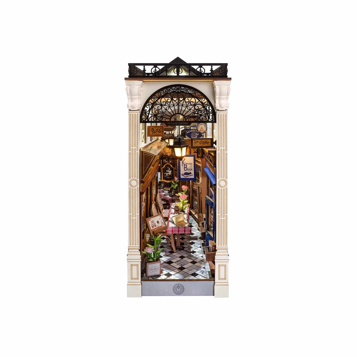 Hands Craft Puzzles > Other Puzzles Diy Book Nook Kit: Paris Arcade Date 810101581908 TGB10