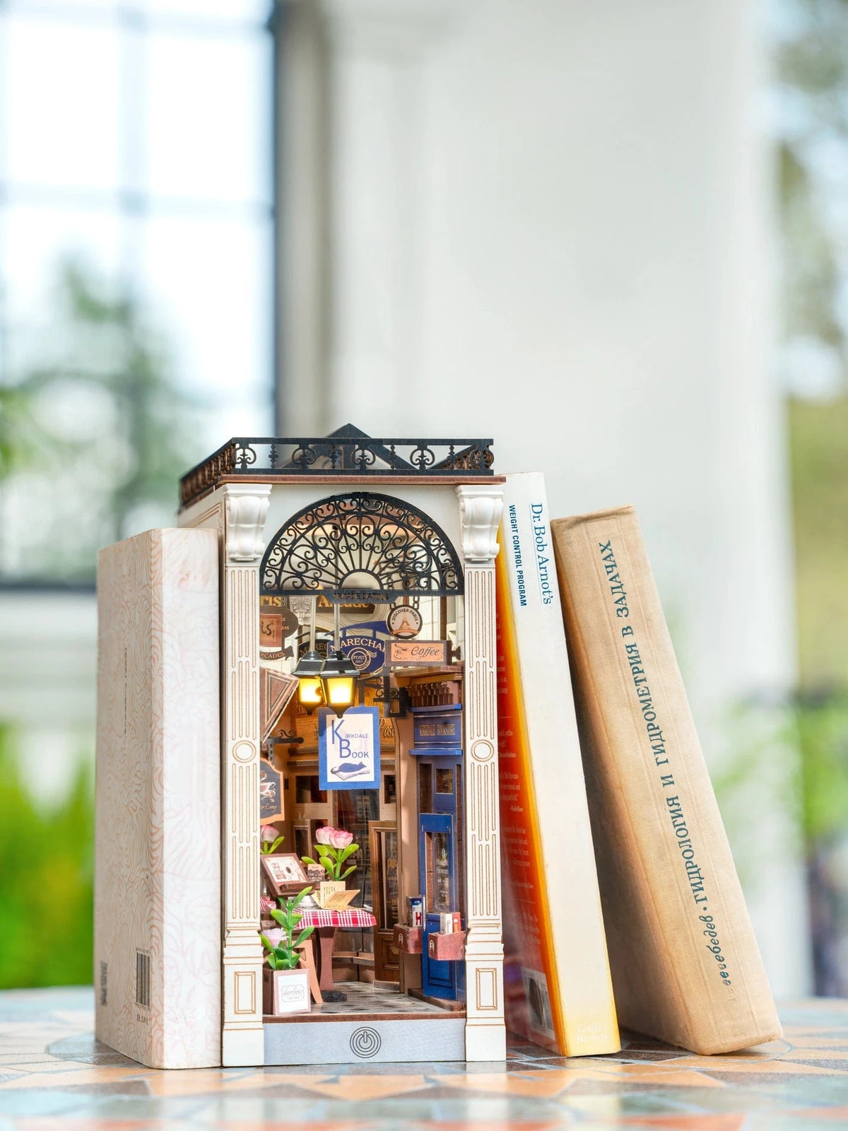 Hands Craft Puzzles > Other Puzzles Diy Book Nook Kit: Paris Arcade Date 810101581908 TGB10