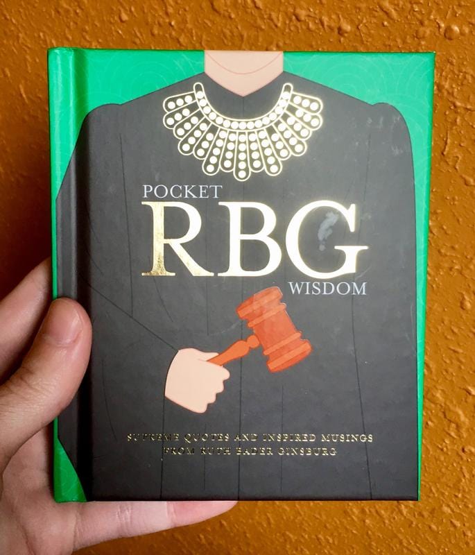 Hardie Grant Books Books > Art & Gifts > Novelties Pocket RBG Wisdom: Supreme Quotes and Inspired Musings from Ruth Bader Ginsburg - Book 9781784882877 MC-23439