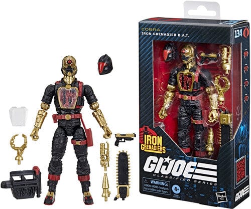 Hasbro Toys > Action Figures > Animation HASBRO COLLECTIBLES: GI JOE CLASSIFIED - #134 IRON GRENADIER B.A.T. ACTION FIGURE 5010996238450 HSBOF9860