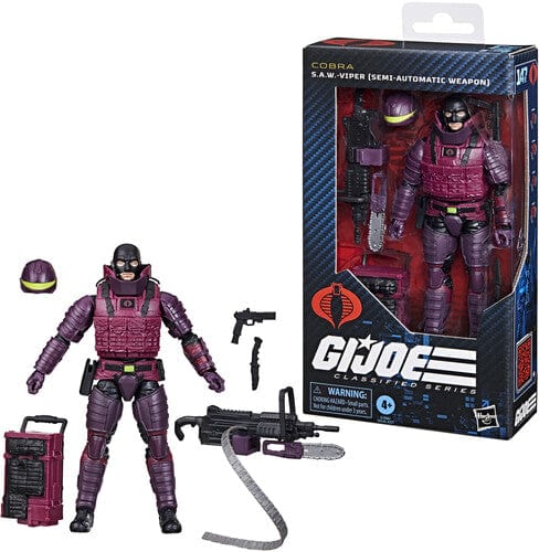 Hasbro Toys > Action Figures > Animation HASBRO COLLECTIBLES: GI JOE CLASSIFIED - #147 S.A.W. VIPER (SEMI AUTOMATIC WEAPON) ACTION FIGURE 5010996290427 HSBOG1066