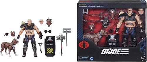 Hasbro Toys > Action Figures > Animation HASBRO COLLECTIBLES: GI JOE CLASSIFIED SERIES - #135 DREADNOK ROAD PIG & RAWKUS ACTION FIGURE 5010996256256 HSBOG0435