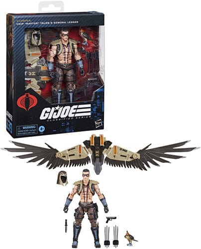 Hasbro Toys > Action Figures > Animation HASBRO COLLECTIBLES: GI JOE CLASSIFIED SERIES - #139 CHIP "RAPTOR" TALON & GENERAL LEDGER ACTION FIGURE 5010996219916 HSBOF9245