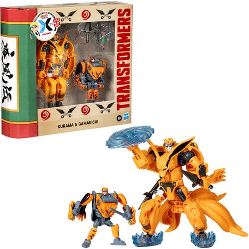 Hasbro Toys > Action Figures > Animation HASBRO COLLECTIBLES: TRANSFORMERS COLLABORATIVE - NAUROT SHIPPUDEN X TRANSFORMERS KURAMA AND GAMAKICHI ACTION FIGURE SET 5010996207166 HSBOG0050