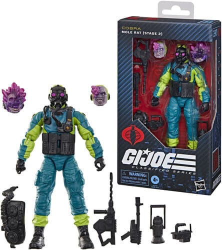 Hasbro Toys > Action Figures > G.I. Joe Classified Series G.I. Joe - Classified Series - #190, Mole Rat (Stage 2) Action Figure 5010996361455 HSBOG2277
