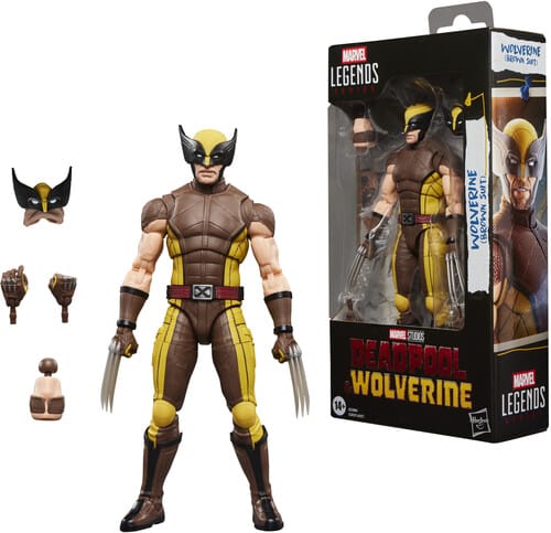 Hasbro Toys > Action Figures > Marvel Legends Deadpool & Wolverine - Marvel Legends - Wolverine (Brown Suit) 5010996359599 HSBOG2366