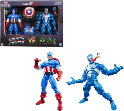 Hasbro Toys > Action Figures > Marvel Legends Hasbro Collectibles - Marvel Legends - Captain America vs Venom Action Figure 2-Pack 5010996320476 HSBOG0622