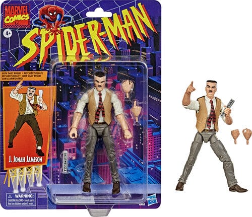 Hasbro Toys > Action Figures > Marvel Legends Hasbro Collectibles - Marvel Legends: Retro Cardback - J. Jonah Jameson Action Figure 5010993767304 HSBOF0863