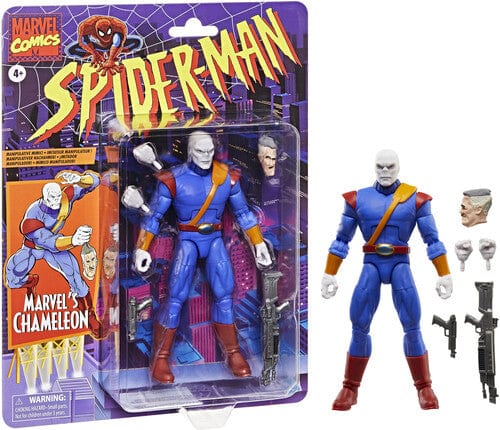 Hasbro Toys > Action Figures > Marvel Legends HASBRO COLLECTIBLES: MARVEL LEGENDS - SPIDER MAN RETRO COMICS - MARVELS CHAMELEON ACTION FIGURE 5010996282743 HSBOG0790