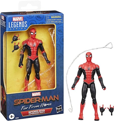 Hasbro Toys > Action Figures > Marvel Legends HASBRO COLLECTIBLES: MARVEL LEGENDS - SPIDERMAN FAR FROM HOME - SPIDERMAN WITH UPGRADED SUIT ACTION FIGURE 5010996282620 HSBOG0606