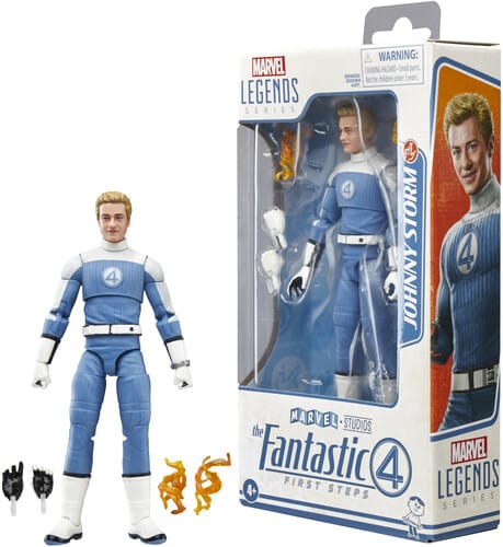 Hasbro Toys > Action Figures > Marvel Legends Hasbro: Marvel Legends - Johnny Storm (The Fantastic Four: First Steps) 5010996282989 HSBOG0800