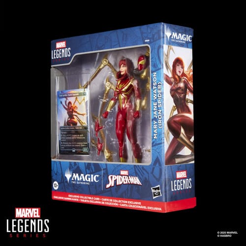 Hasbro Toys > Action Figures > Marvel Legends Spider-Man - Marvel Legends x MTG - Mary Jane Watson (Iron Spider) Action Figure and Exclusive Foil Trading Card 5010996323262 HSBOG0639