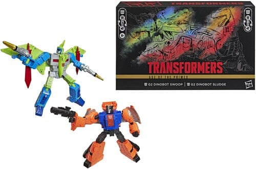 Hasbro Toys > Action Figures > Other Action Figures Hasbro: Transformers - G2 Dinobots Swoop & Sludge Converting 2pk (Age of the Primes) 5010996367754 HSBOG2264