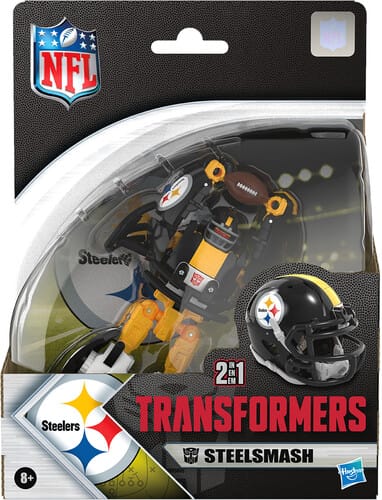 Hasbro Toys > Action Figures > Other Action Figures Hasbro: Transformers x NFL - Steelsmash Helmet (Pittsburgh Steelers) 5010996346445 HSBOG2334