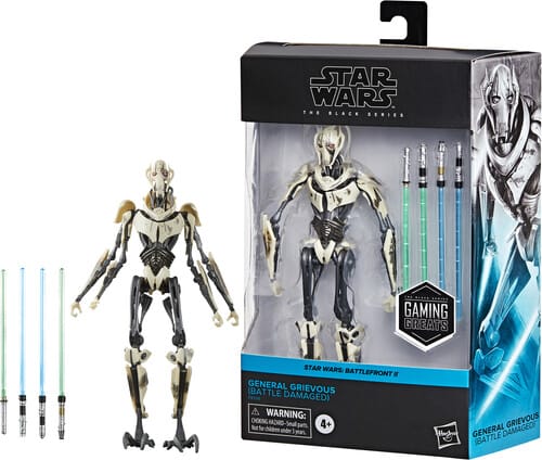 Hasbro Toys > Action Figures > Star Wars Black Series Star Wars: Battlefront II - Gaming Greats - General Grievous Battle Damaged (Black Series) 5010996211897 HSBOF8326