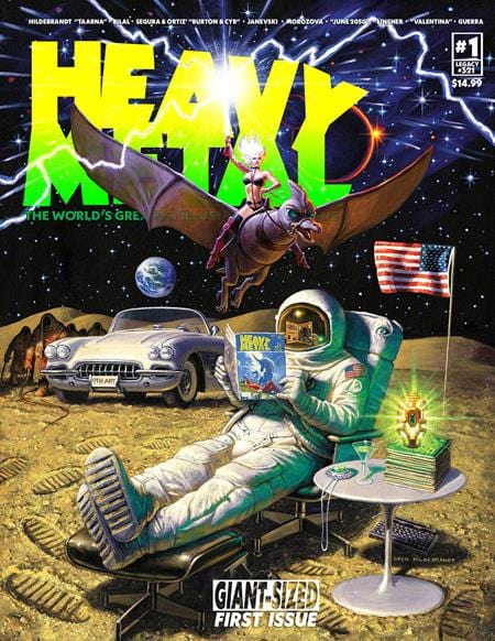 Heavy Metal Comic Books HEAVY METAL MAGAZINE #1 CVR A GREG HILDEBRANDT (MR) 85007130300100111 0125MP858
