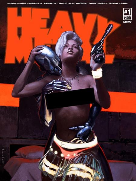 Heavy Metal Comic Books HEAVY METAL MAGAZINE #1 CVR G DAVID PALUMBO NSFW VAR (MR) 85007130300100171 0125MP864