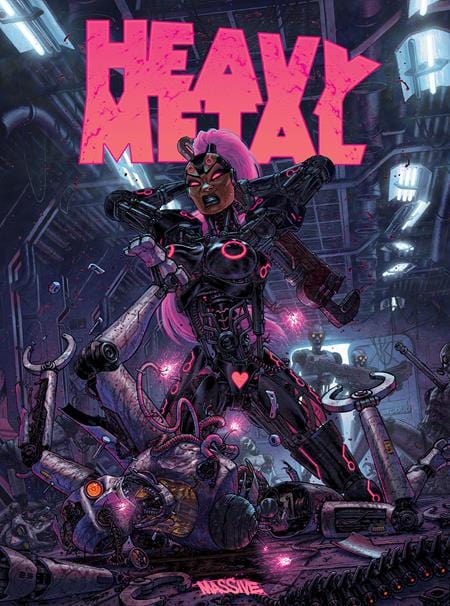 Heavy Metal Comic Books HEAVY METAL MAGAZINE #1 MASSIVE SELECT EXCLUSIVE TONY MOORE HOMAGE VAR (MR) 85007130300100181 0125MP865