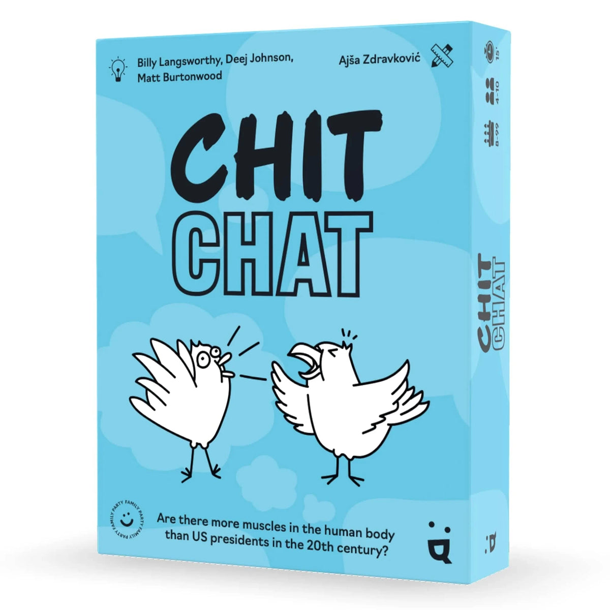 Helvetiq Board Games > Party Games Chit Chat 7640139533890 HL3890