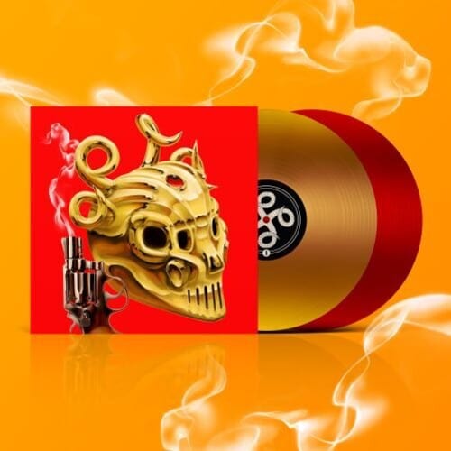 Hieronymous Dros Music > Vinyl Records Hieronymous Dros - Age of Hieronymous - IEX Gold/Red Vinyl 7427119382767 LTDA3.1