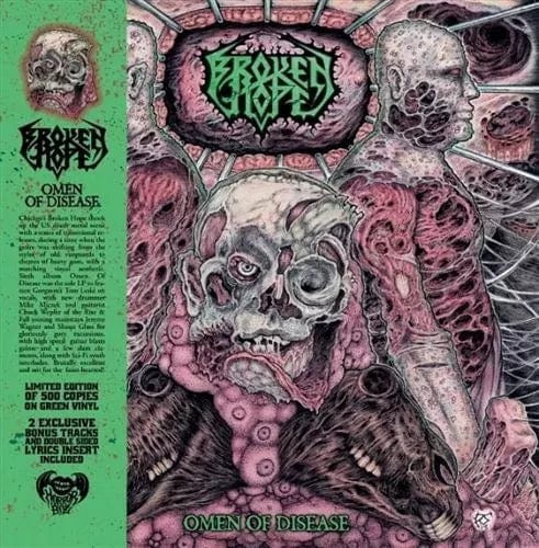 Horror Biz Music > Vinyl Records BROKEN HOPE - Omen Of Disease 8055515233308 HOBZ1.1