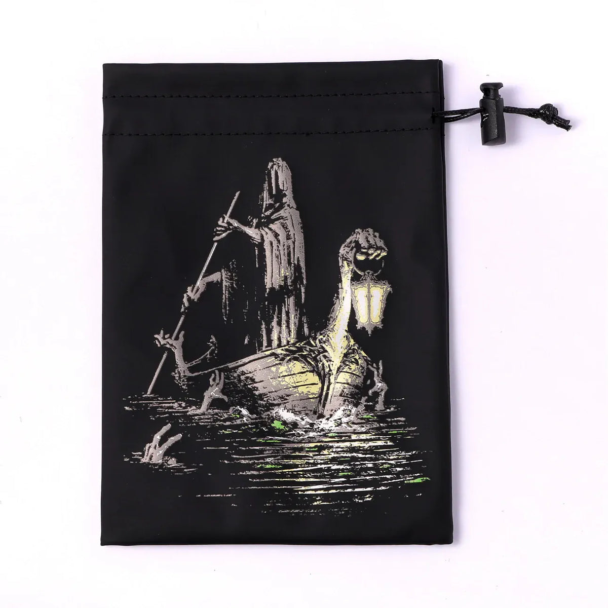 Hymgho Premium Gaming Game Supplies > Dice Storage Fine Arts Dice Bag - Boatman HY00543 HY00543