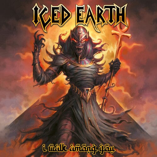 Iced Earth Music > Vinyl Records Iced Earth - I Walk Amoung You (Yellow with Red/ Silver Splatter Vinyl) 5200123663884 ROAR23110.1