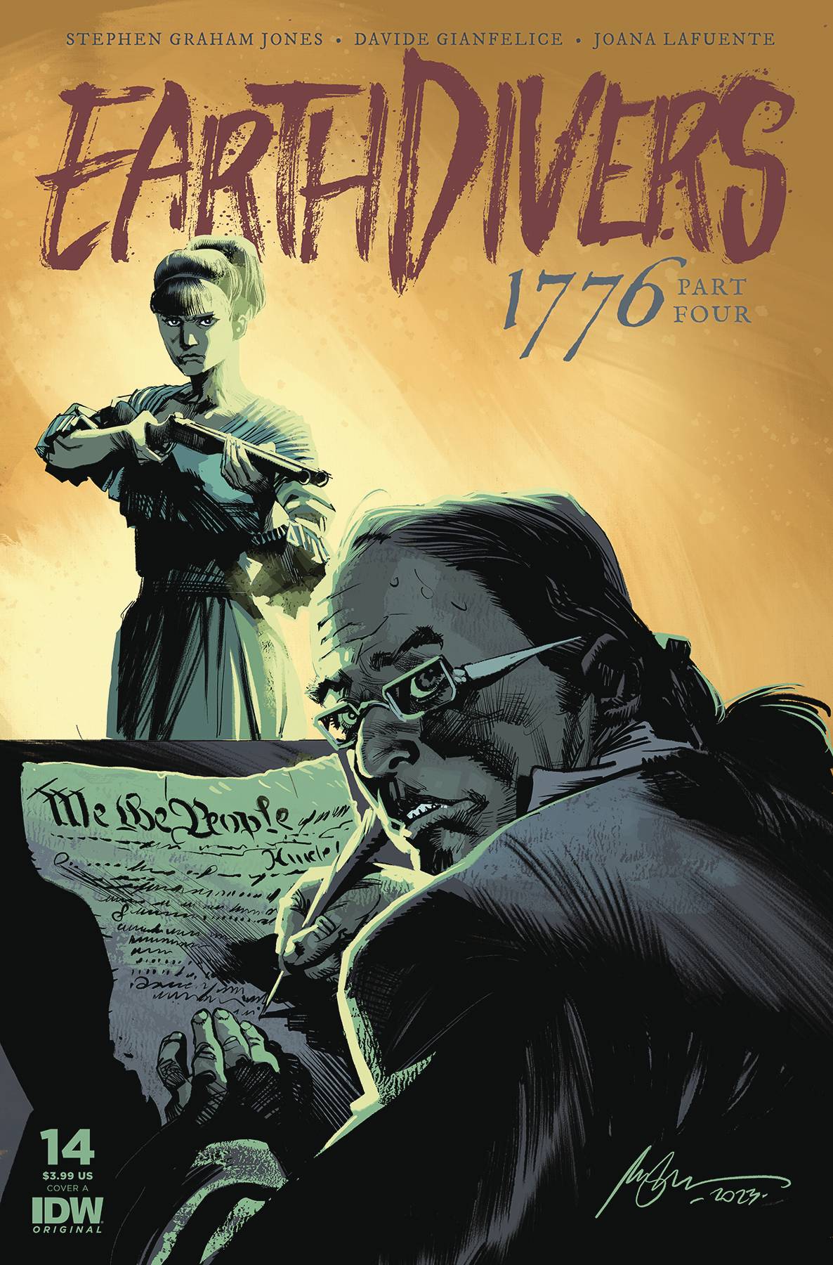 IDW Comic Books EARTHDIVERS #14 CVR A ALBUQUERQUE (MR) 82771403083901411 OCT231296