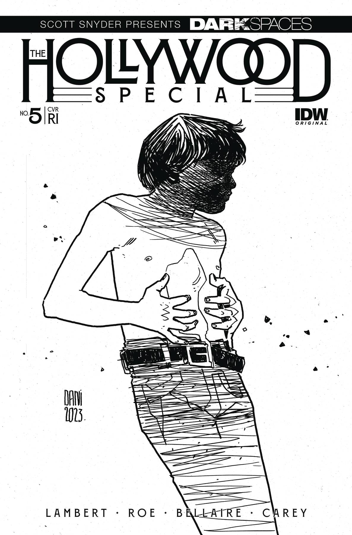 IDW Comic Books > Incentives DARK SPACES HOLLYWOOD SPECIAL #5 CVR D 1:10 DANI B&W (MR) 82771403192800541 OCT231291
