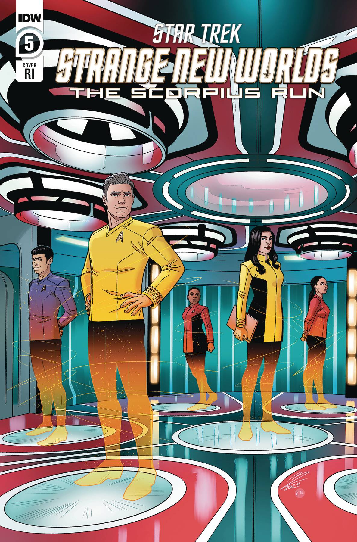 IDW Comic Books > Incentives STAR TREK SNW SCORPIUS RUN #5 CVR E 1:25 LEVENS 82771403174400551 OCT231348