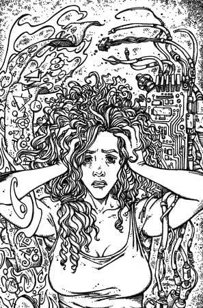 IDW Comic Books > Incentives TMNT ONGOING #147 CVR E 1:50 INCV CAMPBELL EASTMAN B&W 82771400271314751 OCT231358