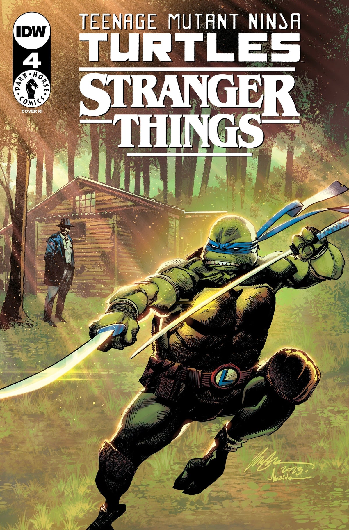 IDW Comic Books > Incentives TMNT X STRANGER THINGS #4 CVR F 1:50 INCV VAR ALBUQUERQUE 82771403176800461 AUG231451