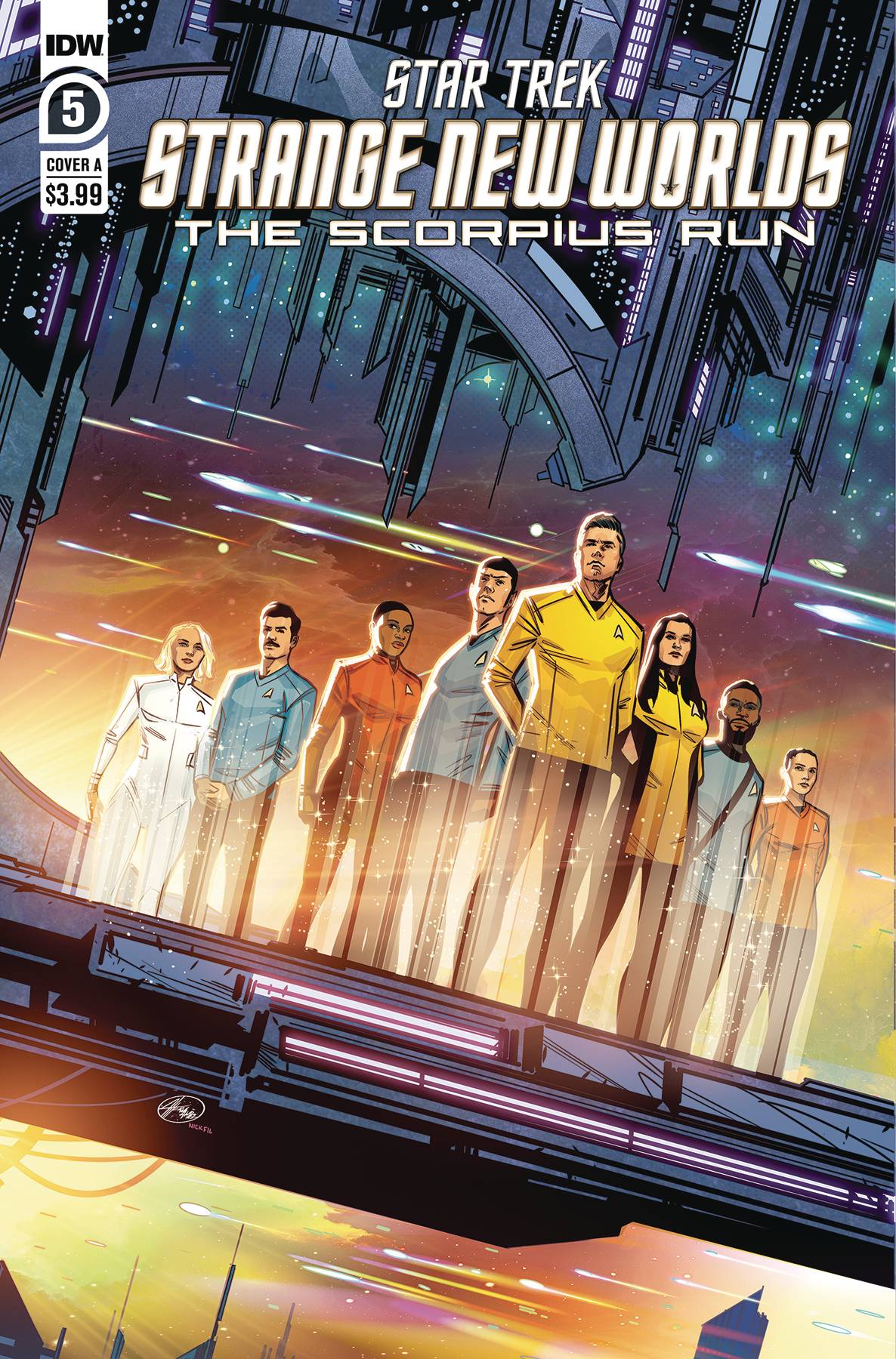 IDW Comic Books STAR TREK SNW SCORPIUS RUN #5 CVR A HERNANDEZ 82771403174400511 OCT231344