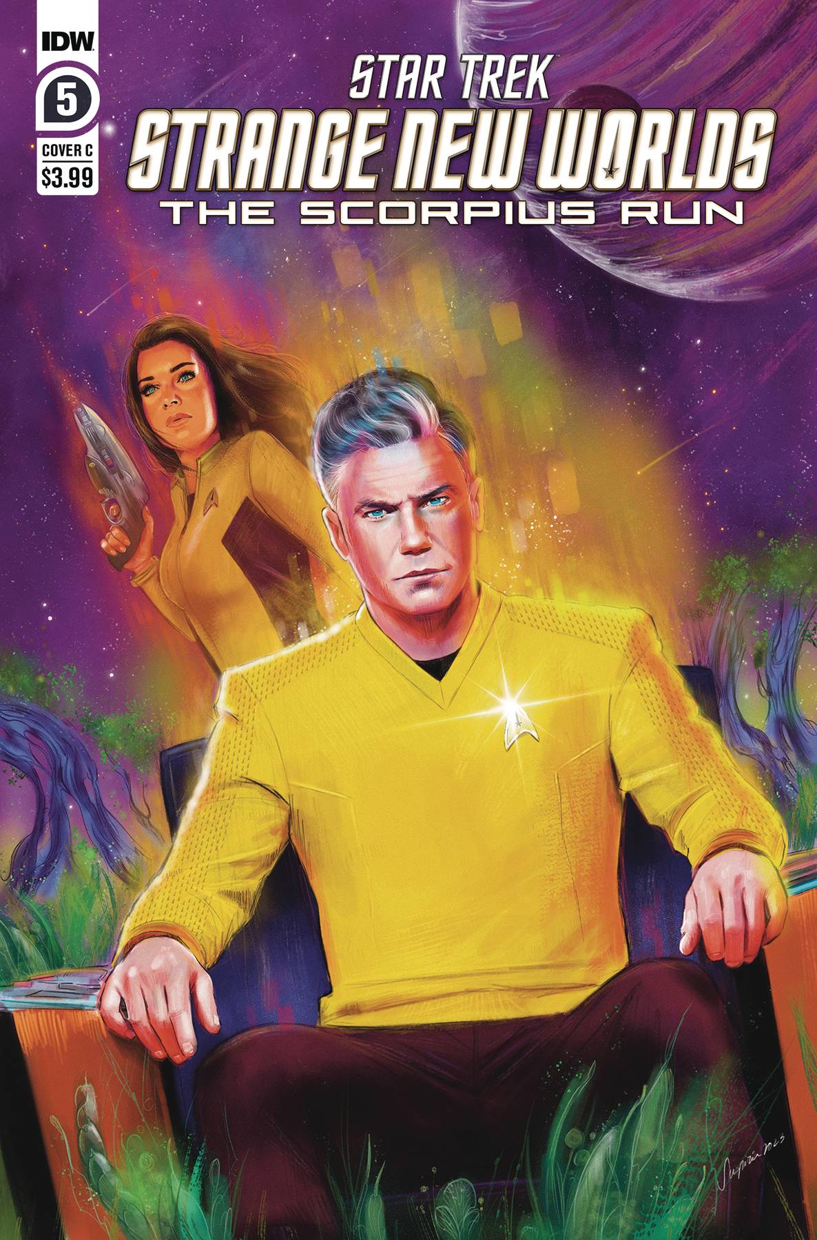 IDW Comic Books STAR TREK SNW SCORPIUS RUN #5 CVR C VILCHEZ 82771403174400531 OCT231346