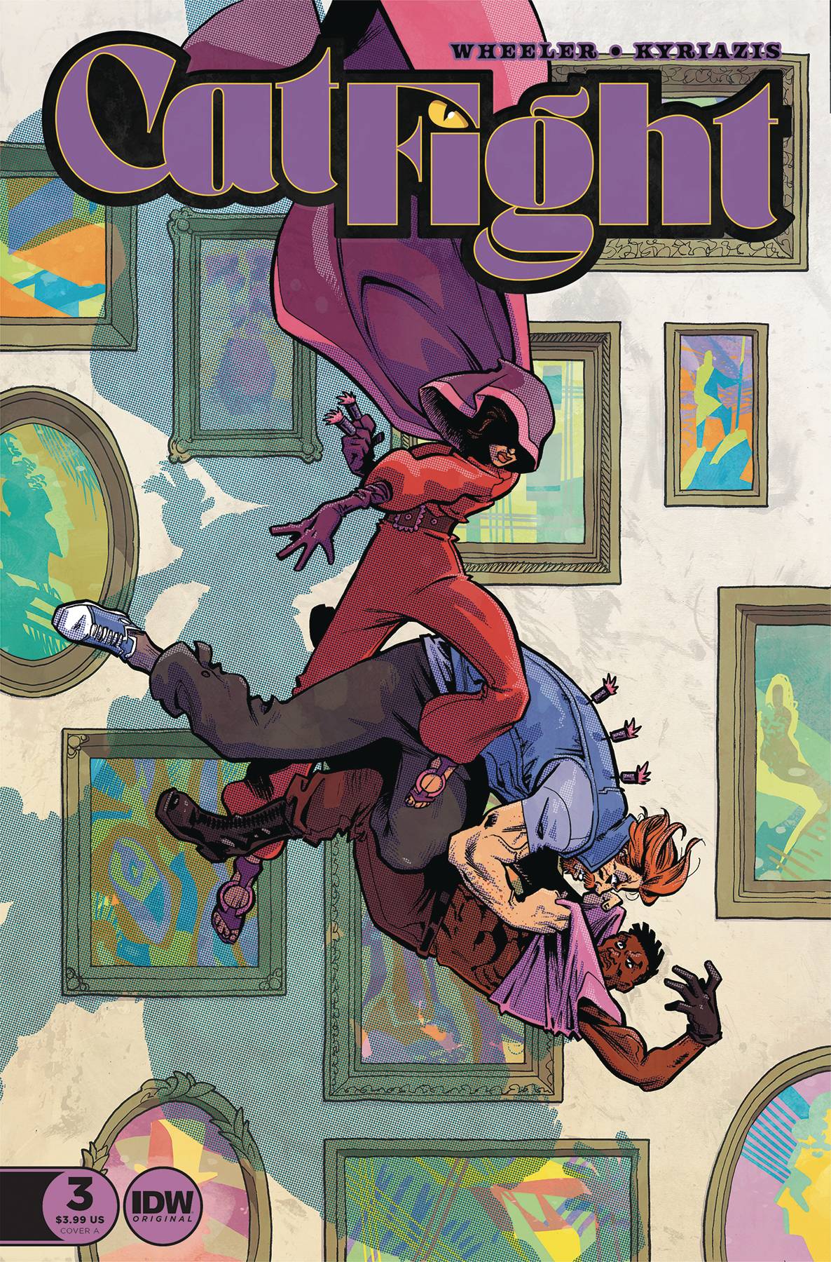 IDW-PRH Comic Books CAT FIGHT #3 CVR A KYRIAZIS 82771403159100311 JUN231376