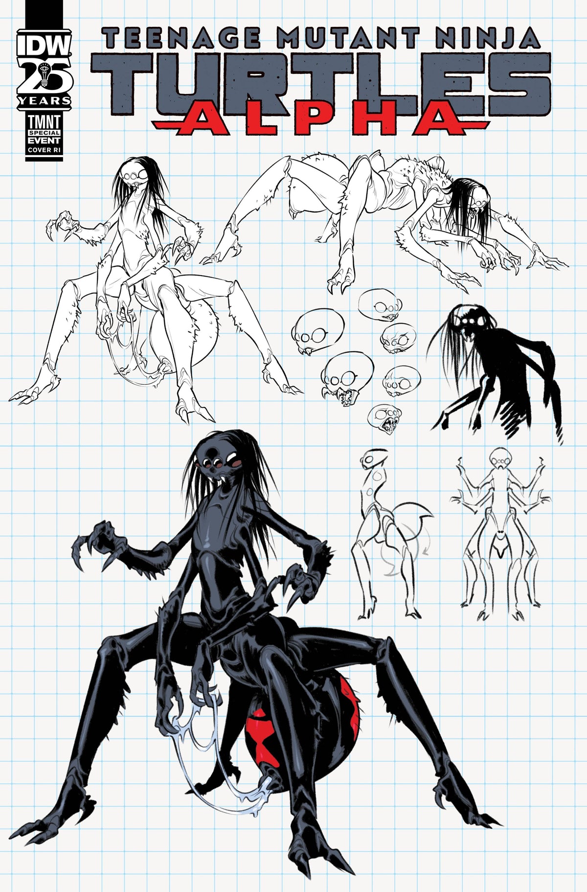 IDW-PRH Comic Books > Incentives TEENAGE MUTANT NINJA TURTLES ALPHA #1 CVR F 1:50 INCV 82771403296300161 MAR241179