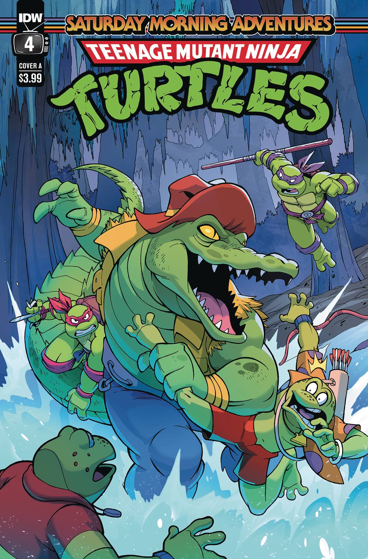 IDW-PRH Comic Books TMNT SATURDAY MORNING ADV 2023 #4 CVR A LAWRENCE 82771403150800411 JUN231476