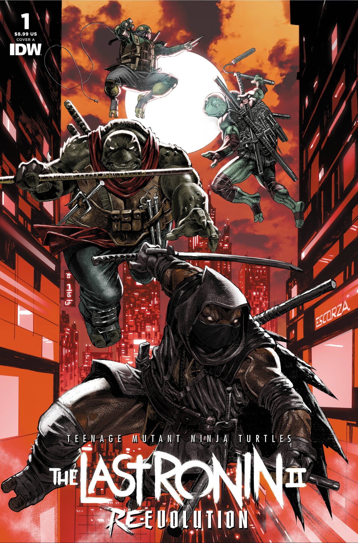 IDW-PRH Comic Books Tmnt The Last Ronin Ii Re Evolution #1 Cvr A Escorzas (MR) 82771403180500111 DEC231050