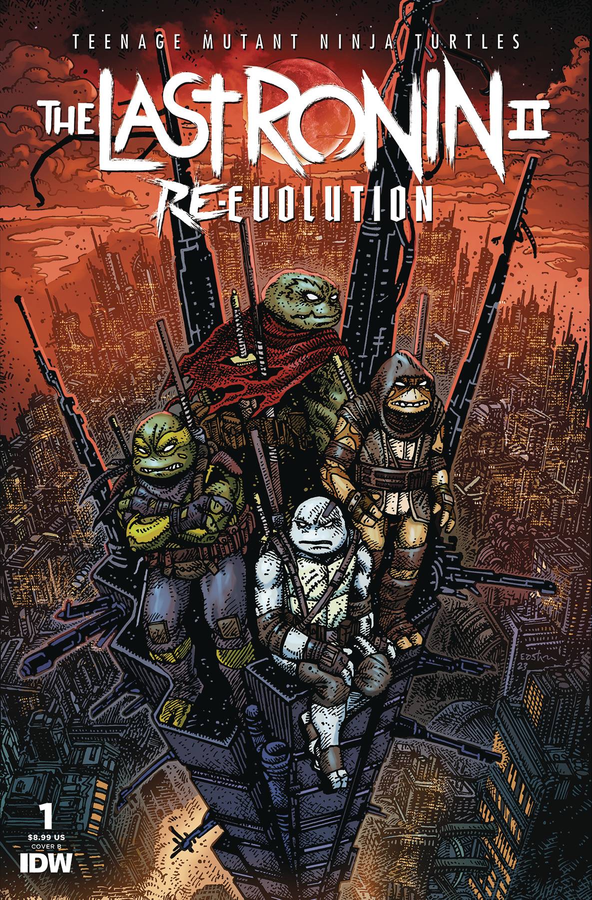 IDW-PRH Comic Books Tmnt The Last Ronin Ii Re Evolution #1 Cvr B Eastman (MR) 82771403180500121 DEC231051