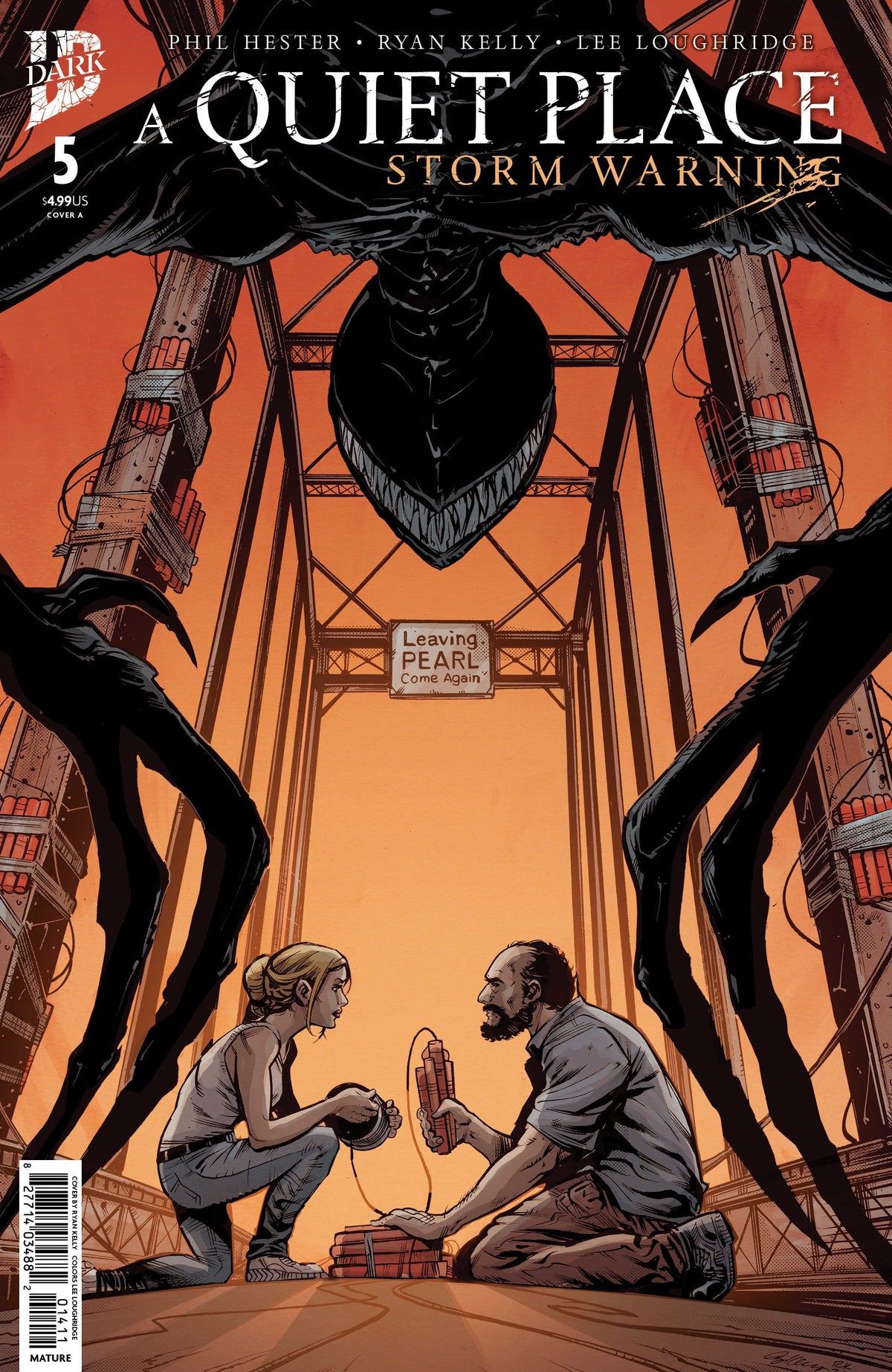 IDW Publishing Comic Books A Quiet Place: Storm Warning #5 Cover A (Kelly) 82771403418900511 PRH-82771403418900511