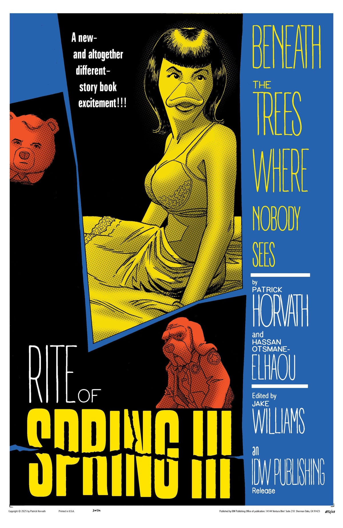 IDW Publishing Comic Books Beneath the Trees Where Nobody Sees: Rite of Spring #3 Variant B (Fleecs Movie Homage Cover) 82771403432500321 PRH-82771403432500321