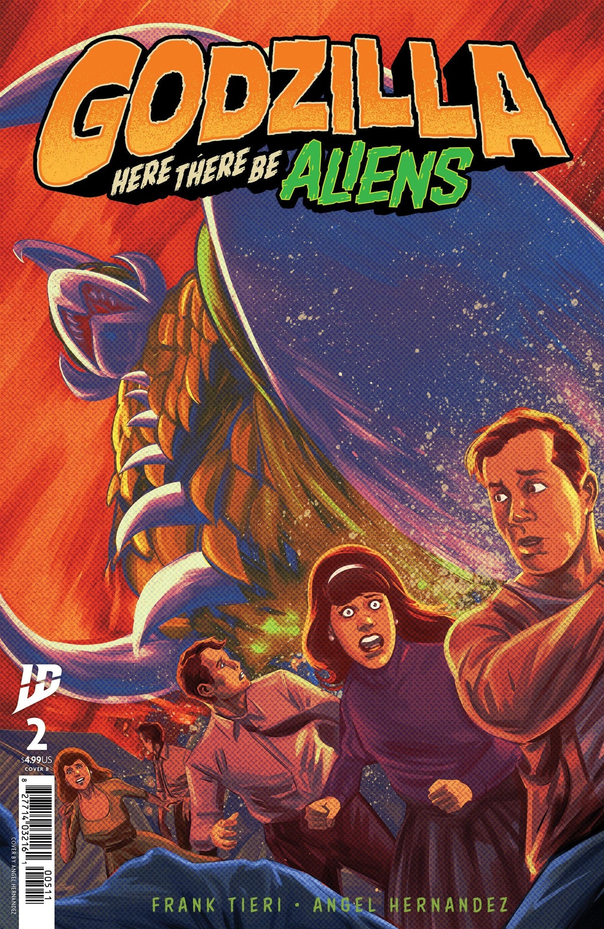 IDW Publishing Comic Books Godzilla: Here There Be Aliens #2 Variant B (Hernandez) 82771403419600221 PRH-82771403419600221